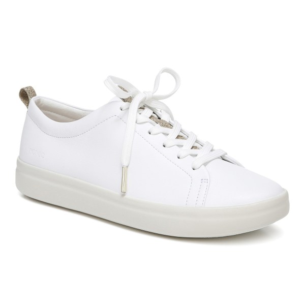 Vionic Trainers Ireland - Paisley Sneaker White - Womens Shoes For Sale | VGAHL-7059